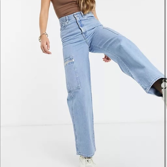 Levis High Loose Utility Zipper Pocket 